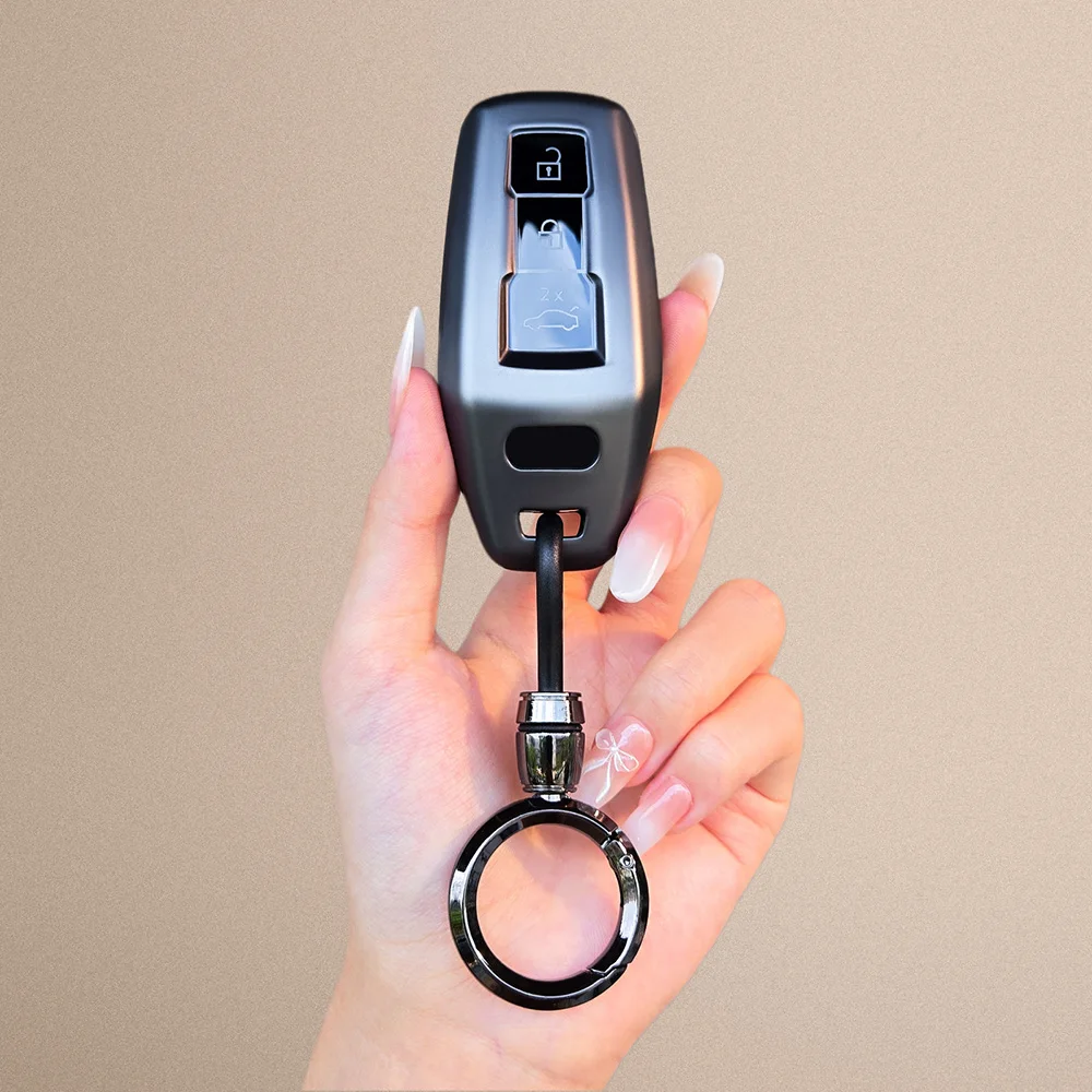 Car Key Case Fob for Audi A5 A5L 2025 Q5 Q6 Q6L A6 2025 A6L A3 Keychain Remote Decoration Cover Bag Shell Accessories