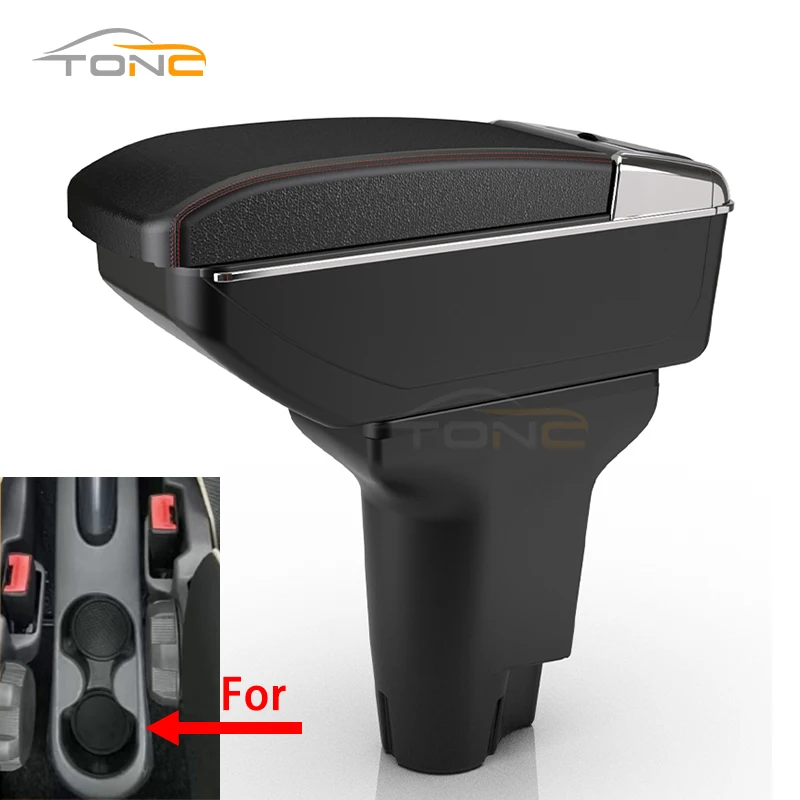 

Для Fiat 500: Специальный центральный подлокотник-бокс для салона, детали для дооснащения, центральный ящик для хранения с подстаканником, автозапчасти