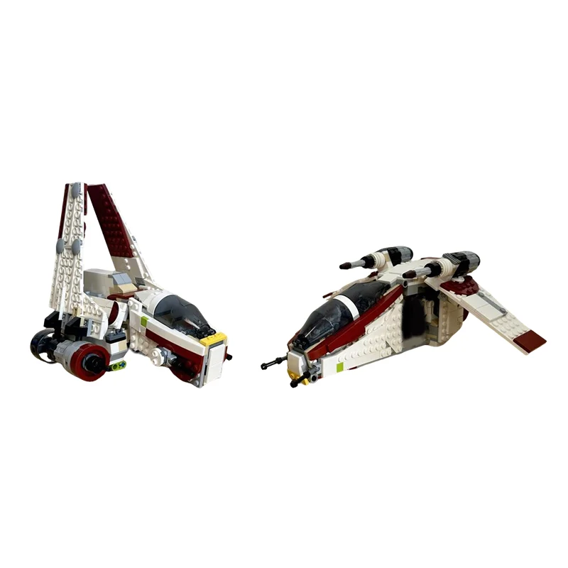 ตัวต่อ MOC กาแล็กติก รีพับลิค 6 1 แบบประกอบได้หลากหลาย รุ่น Star Battle ของเล่นตัวต่อ ของขวัญคริสต์มาส ของเล่นเสริมพัฒนาการ