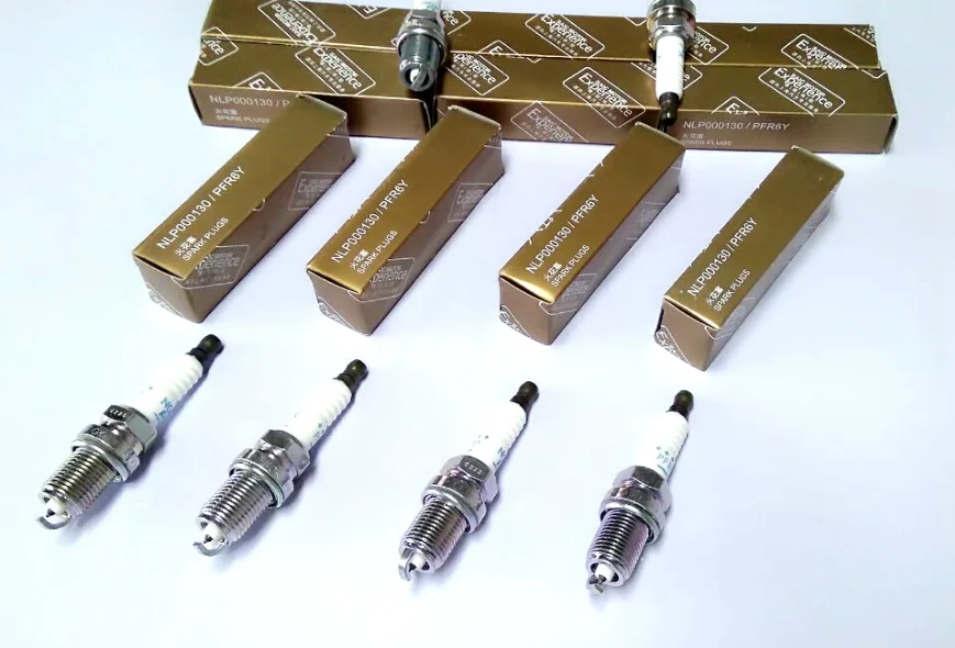 4pcs/lot 6pcs/set  Spark Plugs kit for SAIC ROEWE 550 MG6 1.8 1.8T 2.5L V6 engine NLP000130