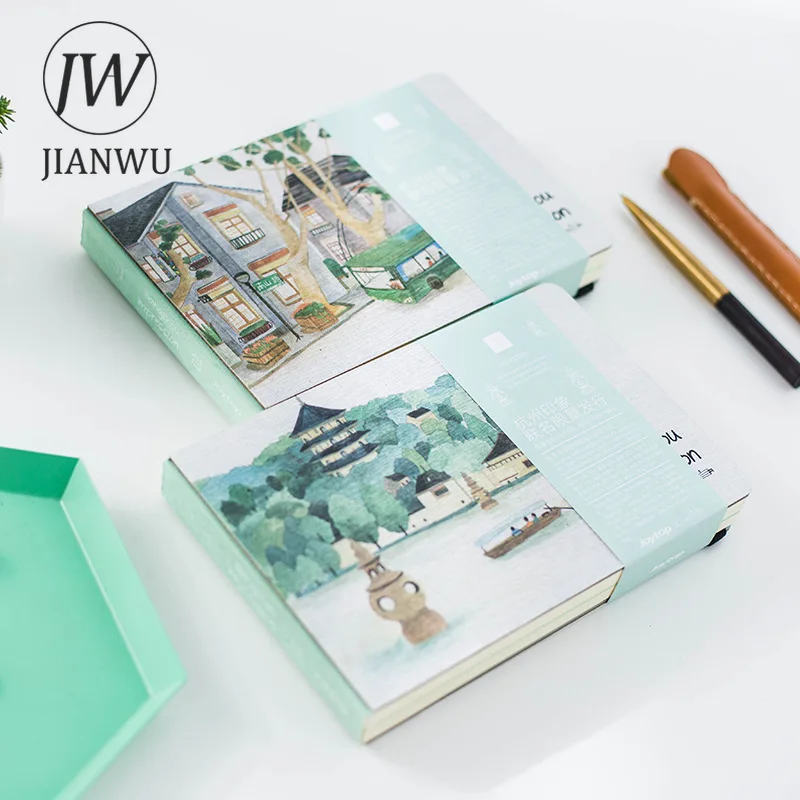 jianwu hangzhou paisagismo material colagem notebook creative faca voce mesmo journal suprimentos estudantis papelaria a5 01