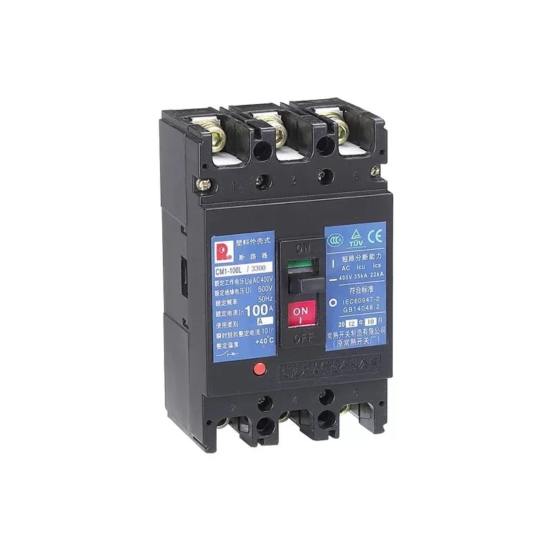 Changshu Switch Factory Molded Case Circuit Breaker CM1-63C L M H 3300 100 250 400 630A 800A