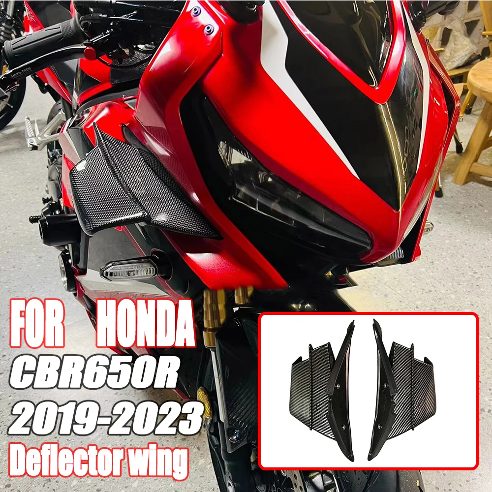 

For Honda CBR650R 2019-2023 Motorcycle accessories Fixed wing cbr650r Fixed Winglet CB650R Air deflector Winglet