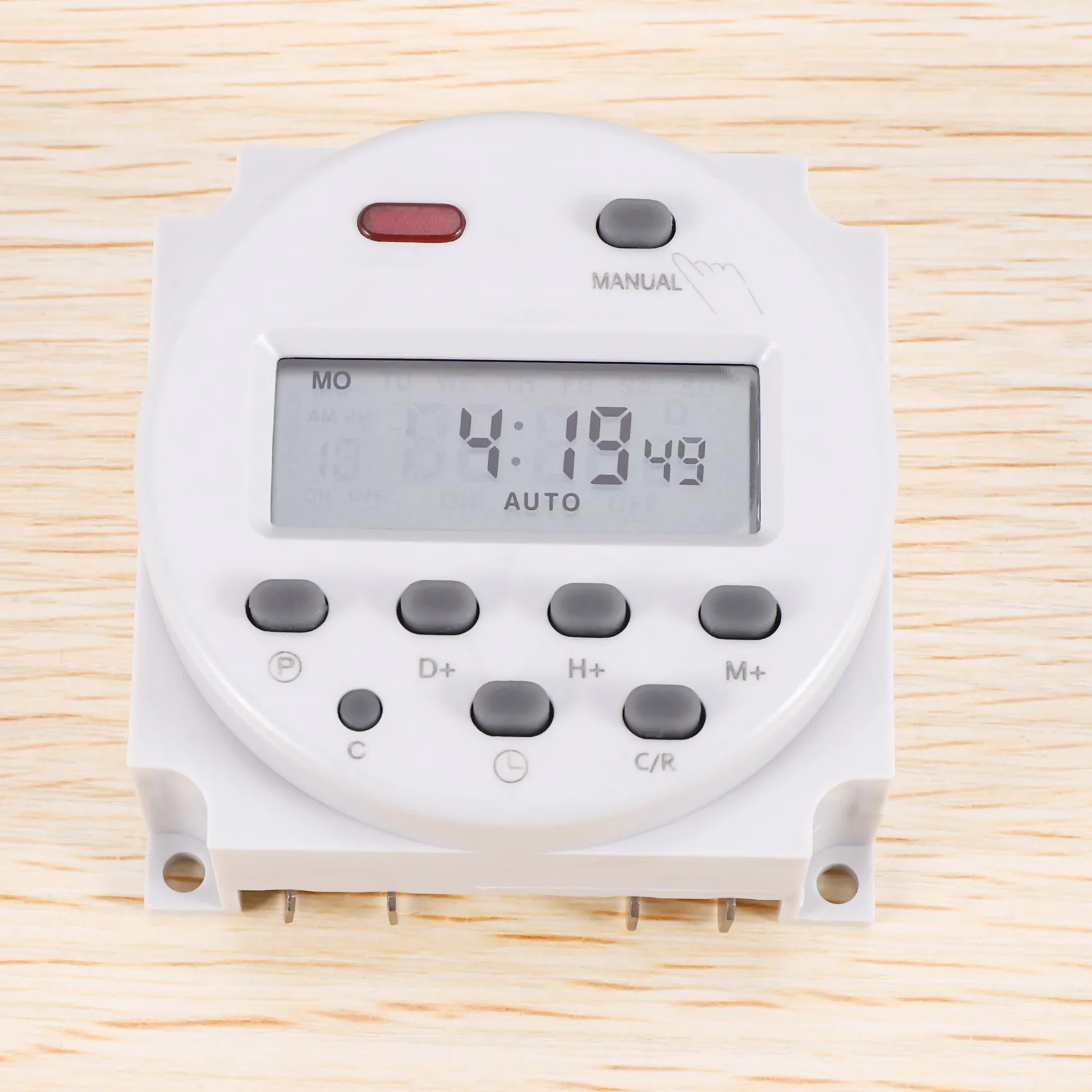 *N21R New LCD Digital Control Power Programmable Timer DC 12V 16A Time Relay Switch