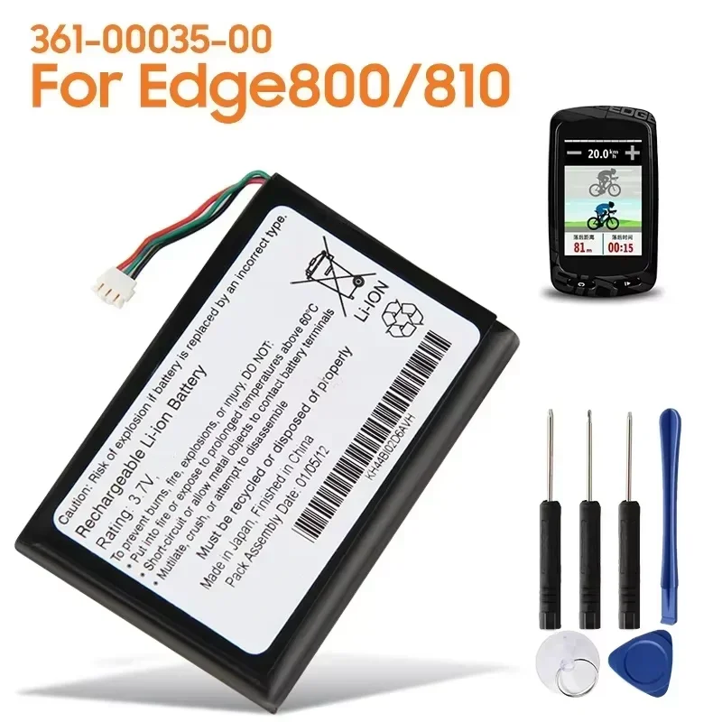 

Новая сменная батарея 361-00035-00 для Garmin Edge 800 810 361-00035-07 361-00035-03 перезаряжаемые батареи 940 мАч