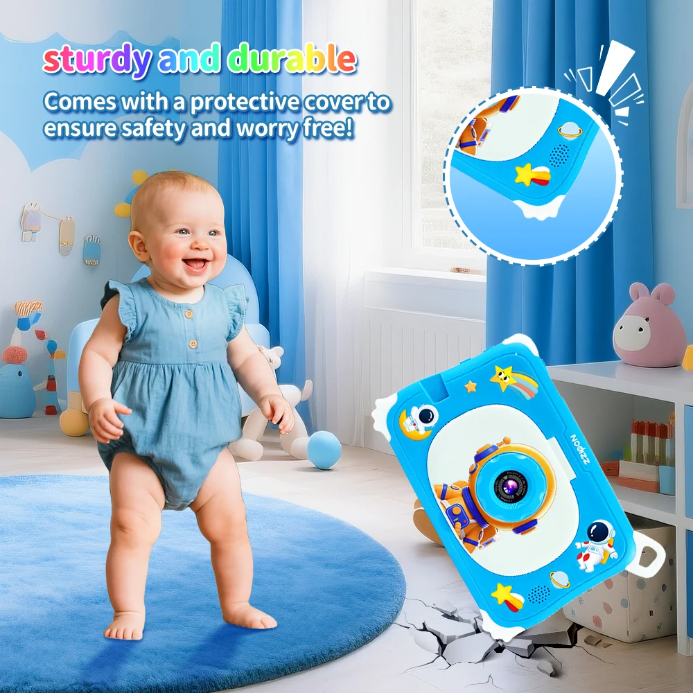 새로운 7 인치 만화 패턴 어린이 태블릿 쿼드 코어 4GB + 128GB ROM 블루투스 5G WiFi 학습 교육 게임 태블릿 어린이 선물