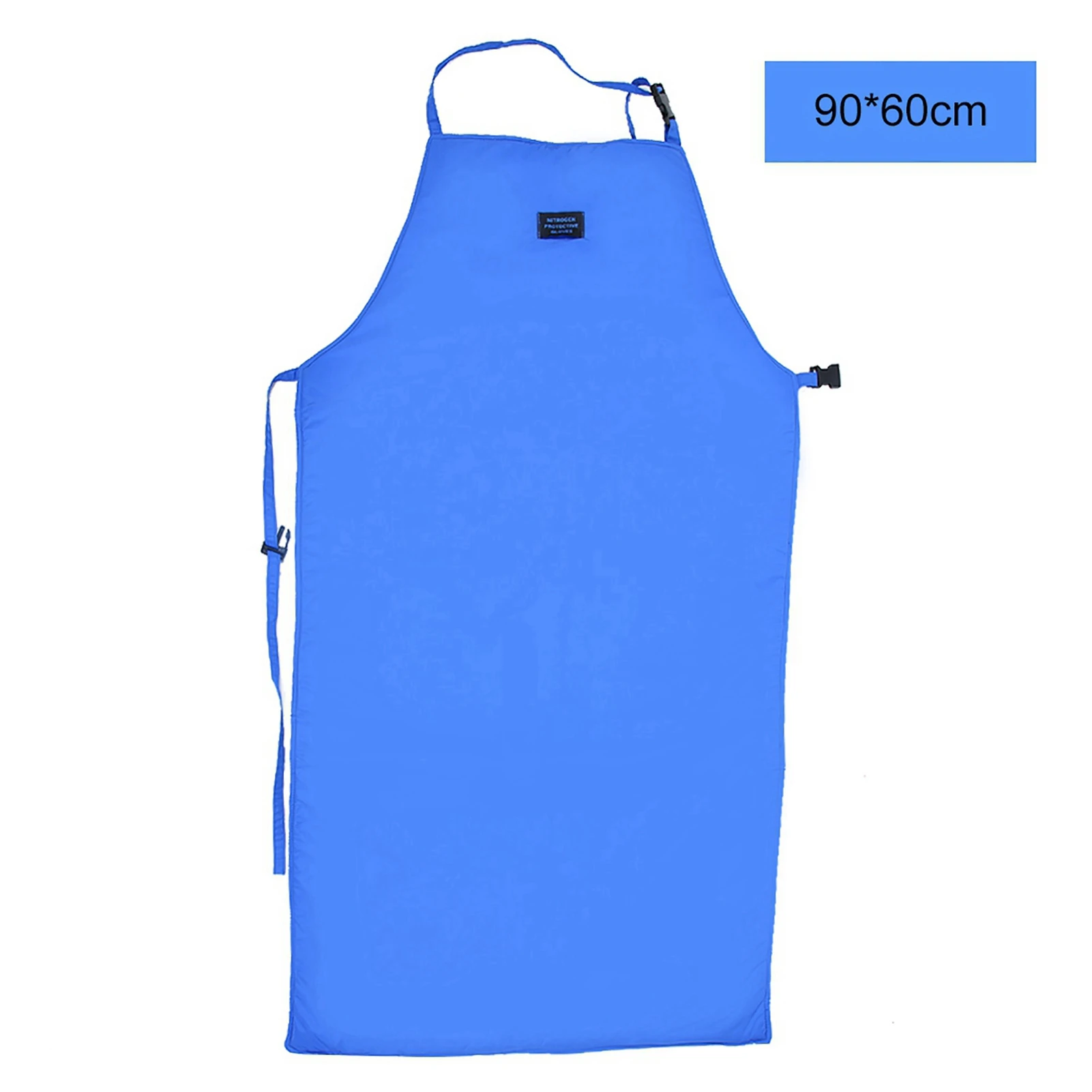 zk30 Safety CryO Apron Cryogenic Ultra Low Temperature Apron Nitrogen Protective job security Blue(90*70cm)