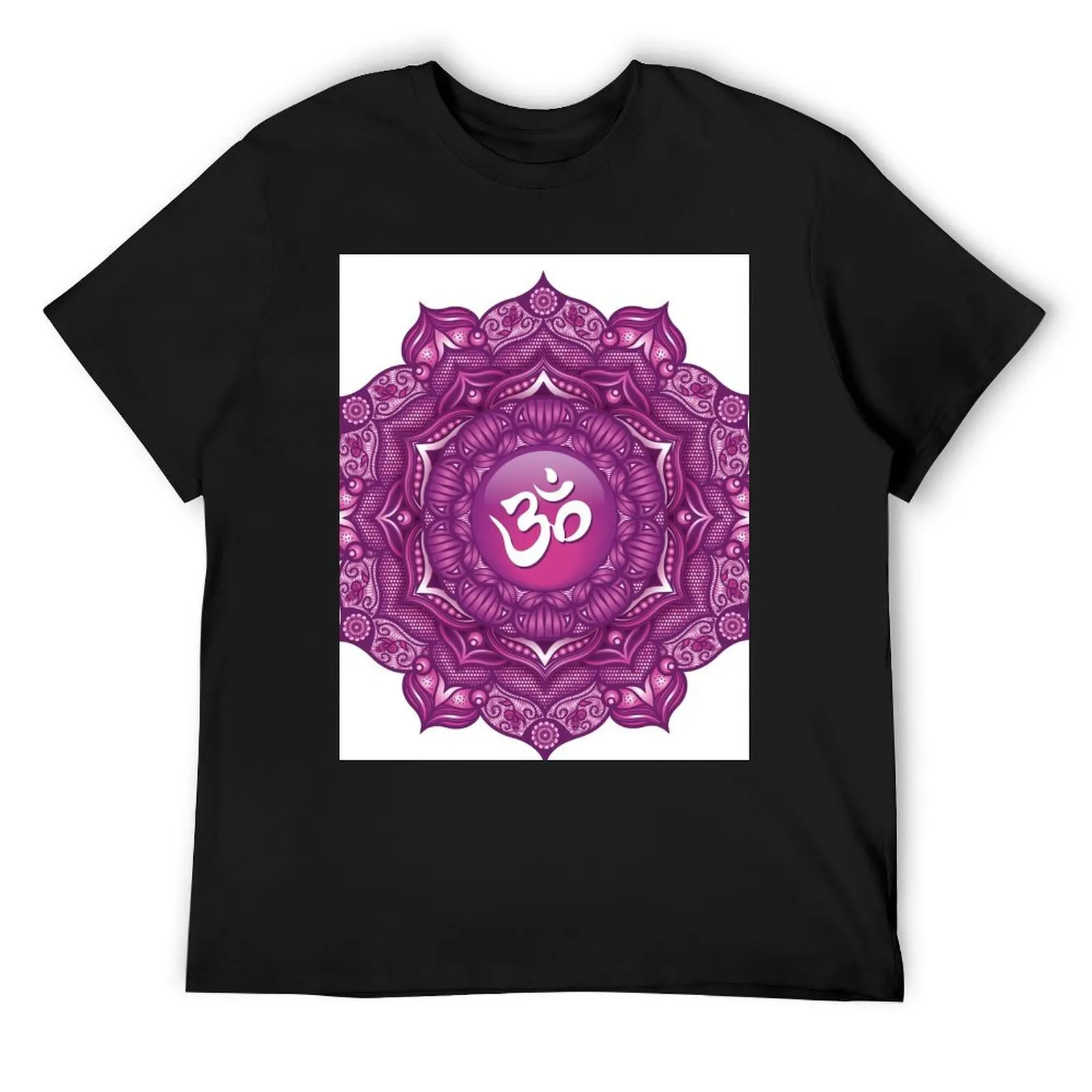 Crown Chakra Mandala - 02 OWBG T-Shirt summer clothes plain shirts graphic tees designer shirts men workout shirt