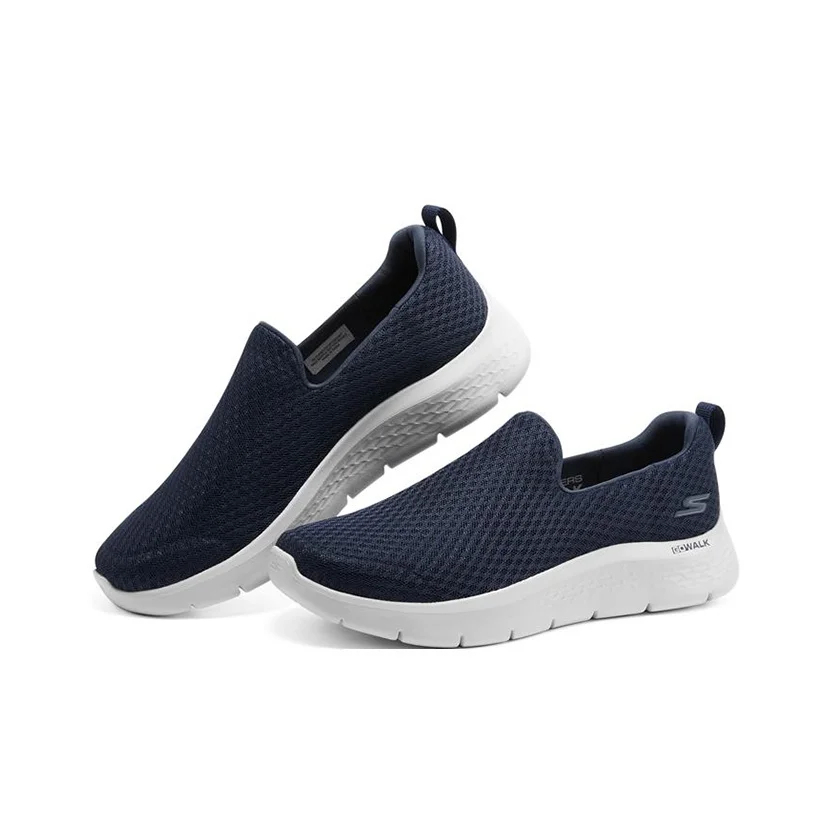 Skechers Go Walk Fle Mesh, Textile Low top Casual Shoes Men's Marine Blue 216483-NVY view 4