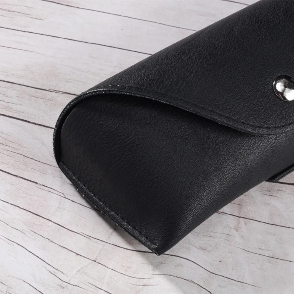 صندوق تخزين جلدي محمول لنظارات القراءة ، حالات حزام النظارات الشمسية القابلة للارتداء