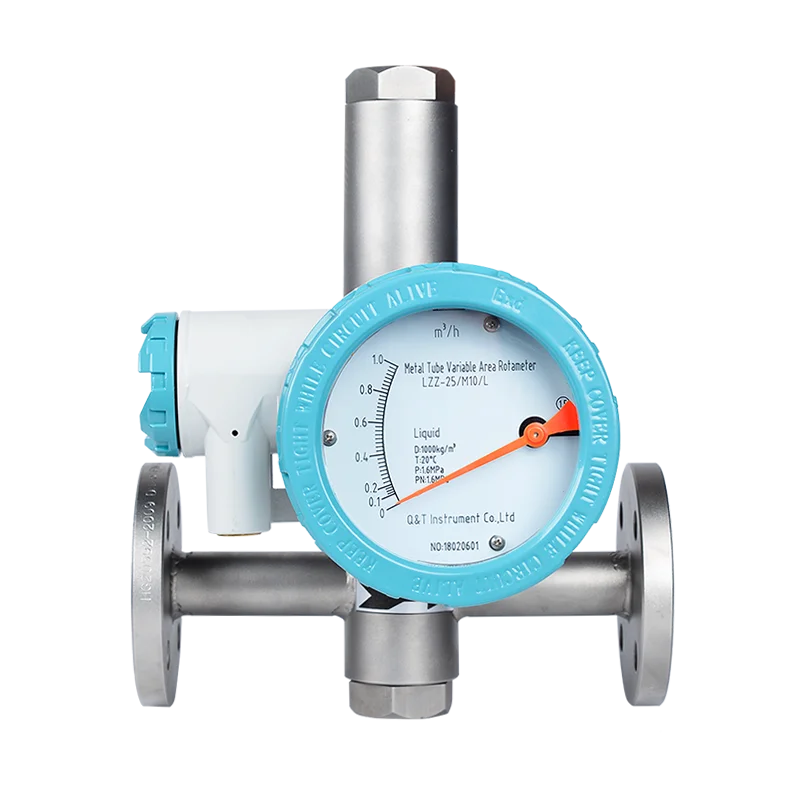 

Variable Area Rotameter Liquid Gas Flowmeter LCD Display Metal Tube Rota meter