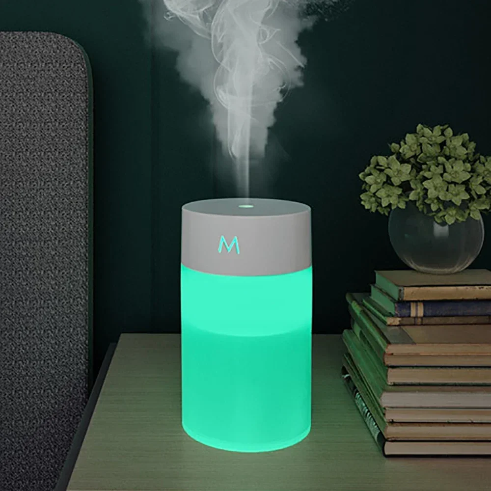 Mini Car Humidifier Portable Cool Mist Ultrasonic Air Humidifiers Cute Desk USB Cup 200ML Spray 4/6H for Home Office Outdoors