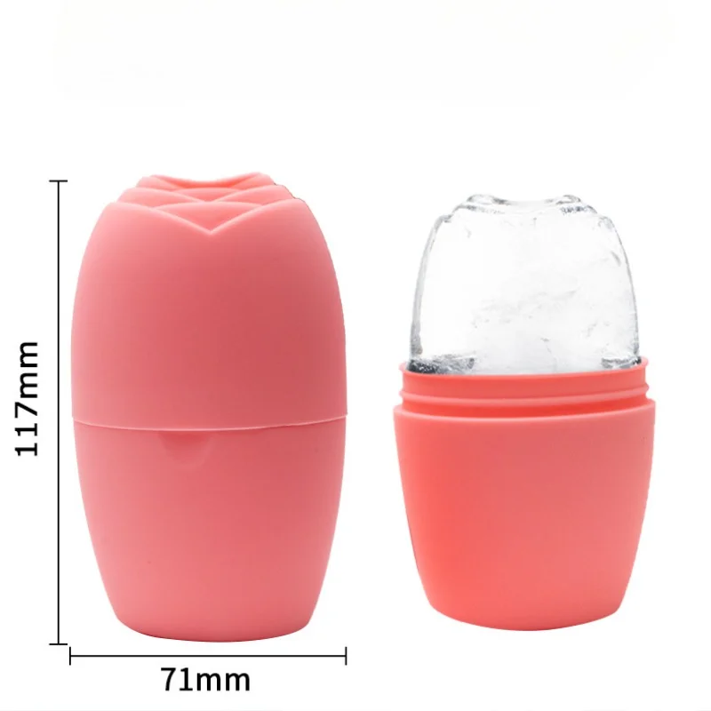 Skin Care Tools Silicone Ice Facial Roller Portable Face Massage Roller Skin Care Beauty Lifting Tool Facial Ice Face Massager