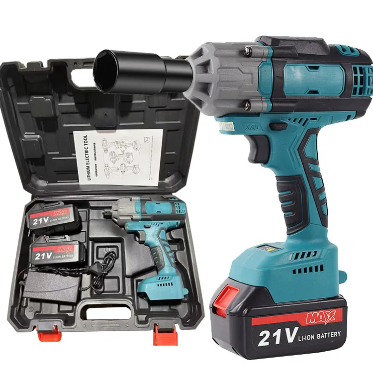 F FBS Cordless Impact Wrench Powerful Brushless Motor with 1/2