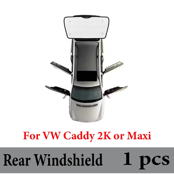 Auto Vizier Voor VW Volkswagen Caddy 2K Maxi 2004 ~ 2019 Anti-Uv Volledige Dekking Zonnescherm Venster zonnescherm Cover Bescherming Boord