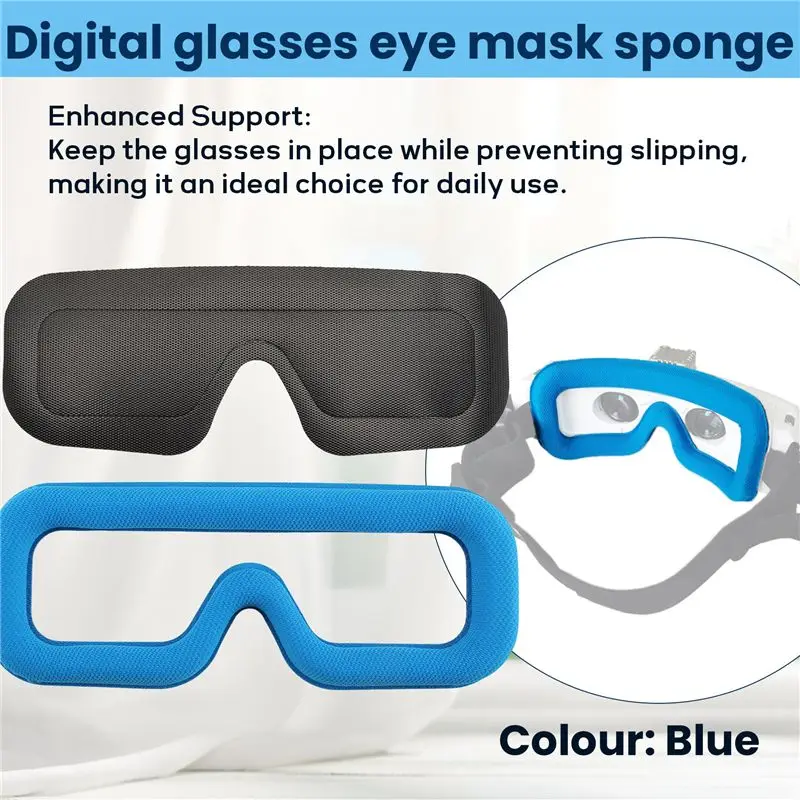 HOTB72A Digital Eyeglasses Eye Mask Sponge Mask Sponge Cushion Lens Headband For 04O Pro 04X Sky03 Series Eyeglasses