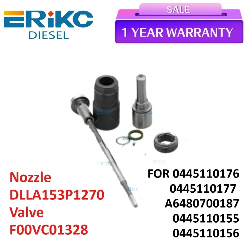 

F00RJ04174 Ремкомплект форсунки DLLA153P1270 Клапан F00VC01328 ДЛЯ 0445110176 0445110177 A6480700187 0445110155 0445110156