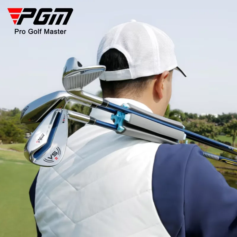 PGM Golf Club Holder Fixed Storage Bracket Portable Golf Club Clamp Easy Operation Compact Lightweight Golf Club Organizer