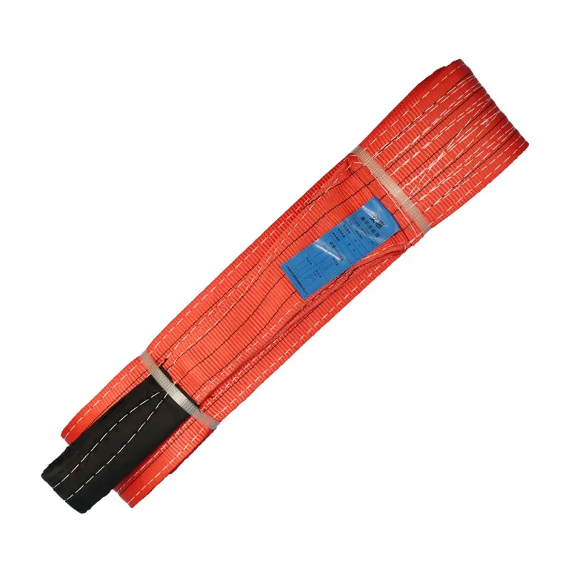 

Anhui colored lifting belt polyester lifting flat lifting belt crane sling trailer sling 3 tons 4 tons 5 tons