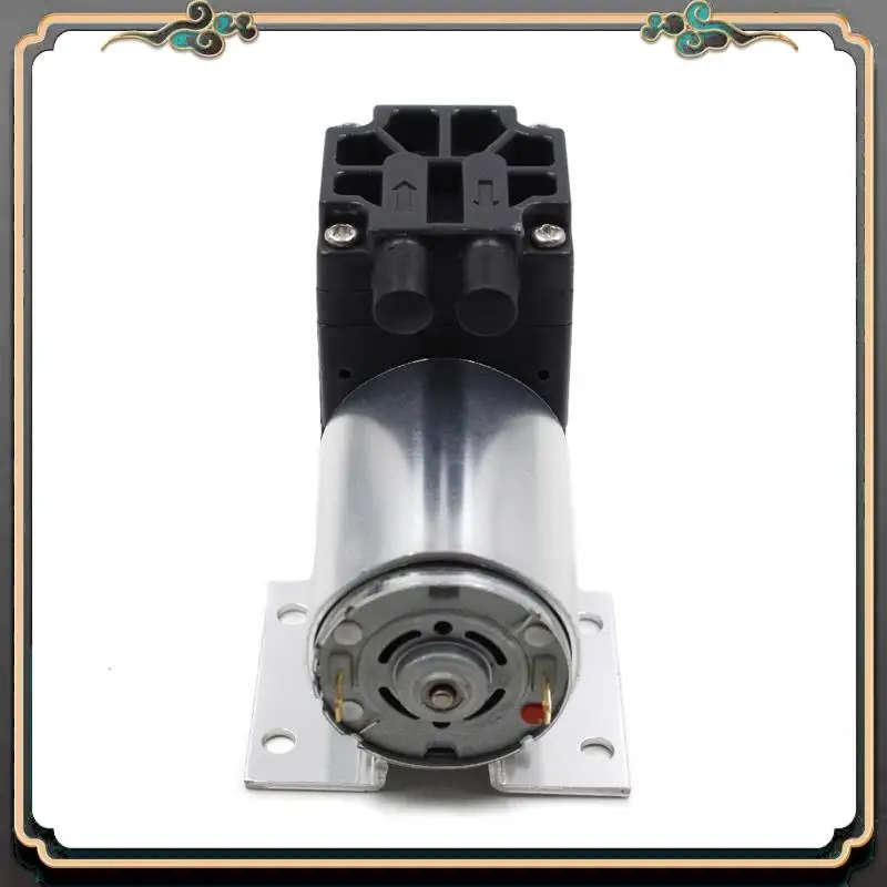 M45K-1PC シルバー + ブラック 65-120Kpa 6 ワットミニ真空ポンプ負圧吸引ポンプホルダー付きガス分析サンプリング用