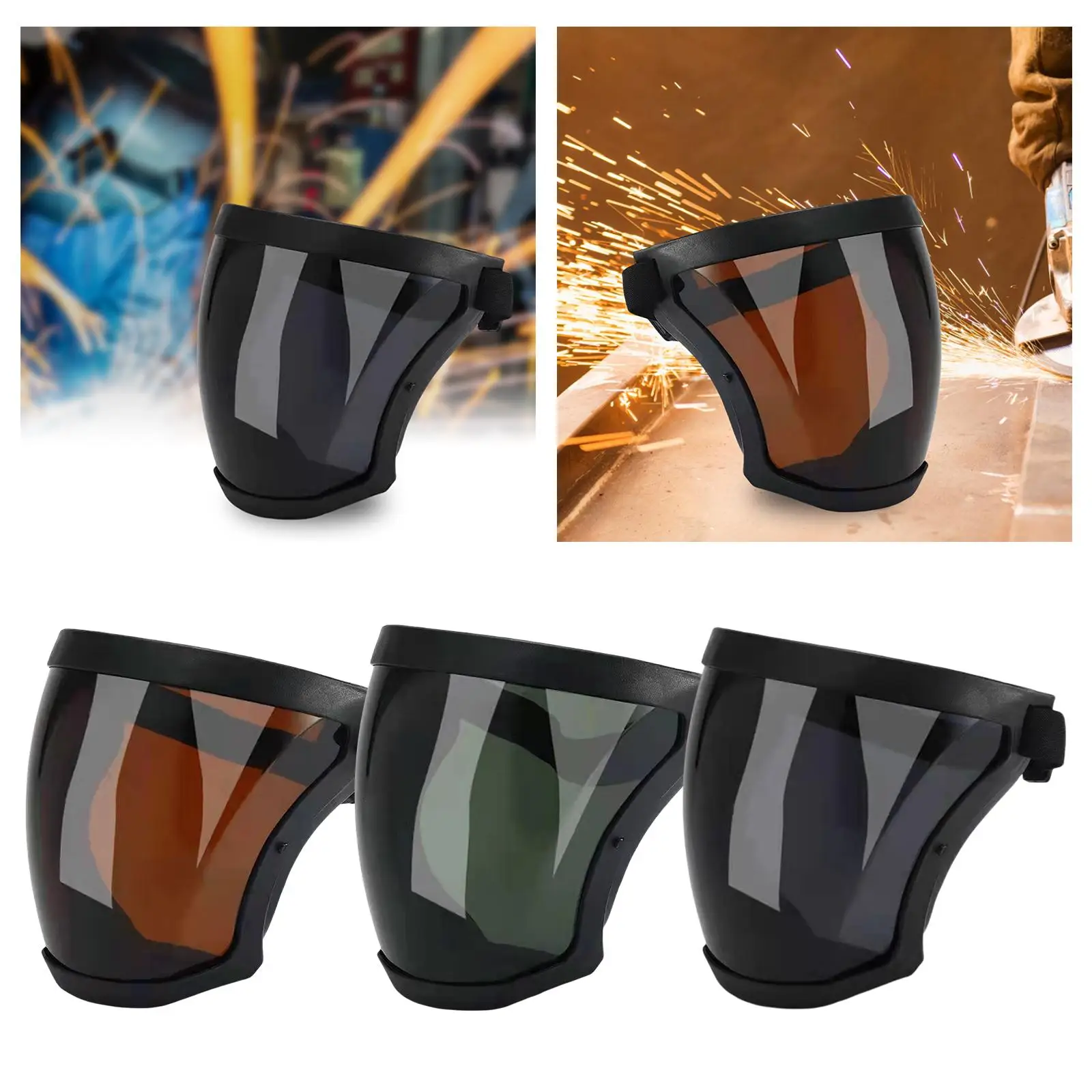 Welding Helmet Welder Glasses Large Viewing Screen Full , Welder Mask Welding Lens Eyes Mask, Hood for Welding Polishing