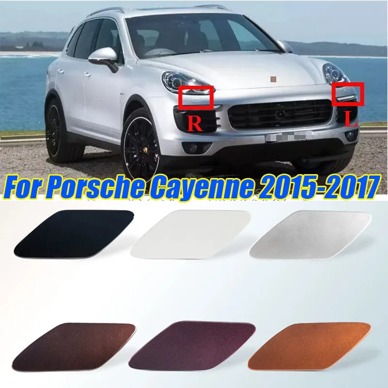

For Porsche Cayenne 2015-2017 Front Bumper Headlight Washer Nozzle Cover Cap New