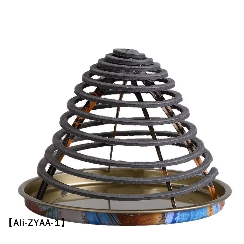 Easy to Clean Metal Mosquito Coil Holder 2/5 Pack with Ash Tray Stable Frame for Patio Camping Home Use 2/5pcs