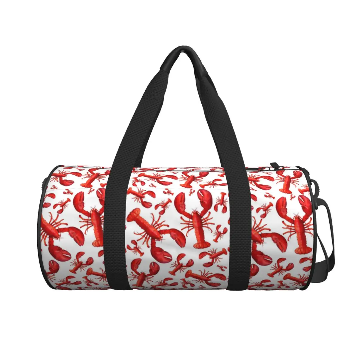 

Lobsters And Lobster Seafood Festival Large Duffle Gym Bag Multi-Functional Duffle Travel Bags Handbags Fitness bag