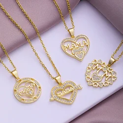 Collier pendentif lettre maman pour femme, acier inoxydable, plaque signalétique vertébrale, clavicule JOChoker, bijoux personnalisés, cadeau fête des mères