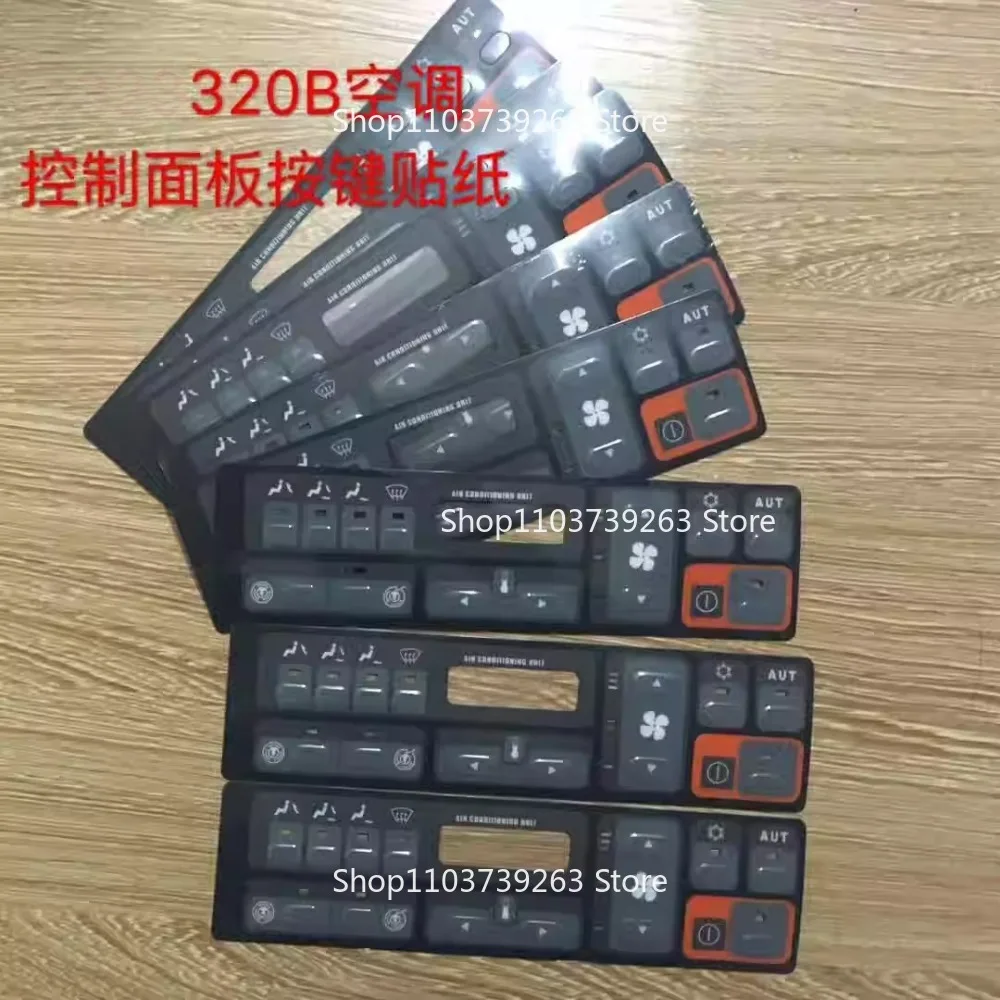 

Подходит для Carter 320B/C/D панели контроллера кондиционера экскаватора, наклейка на кнопку переключения кондиционера