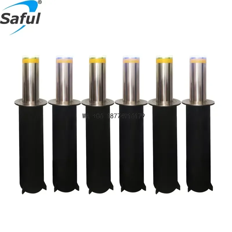 wmwmnu Retractable Full Automatic Hydraulic Rising Bollard Barrier Lifting Road Blocker for Security ProductionODM OEM