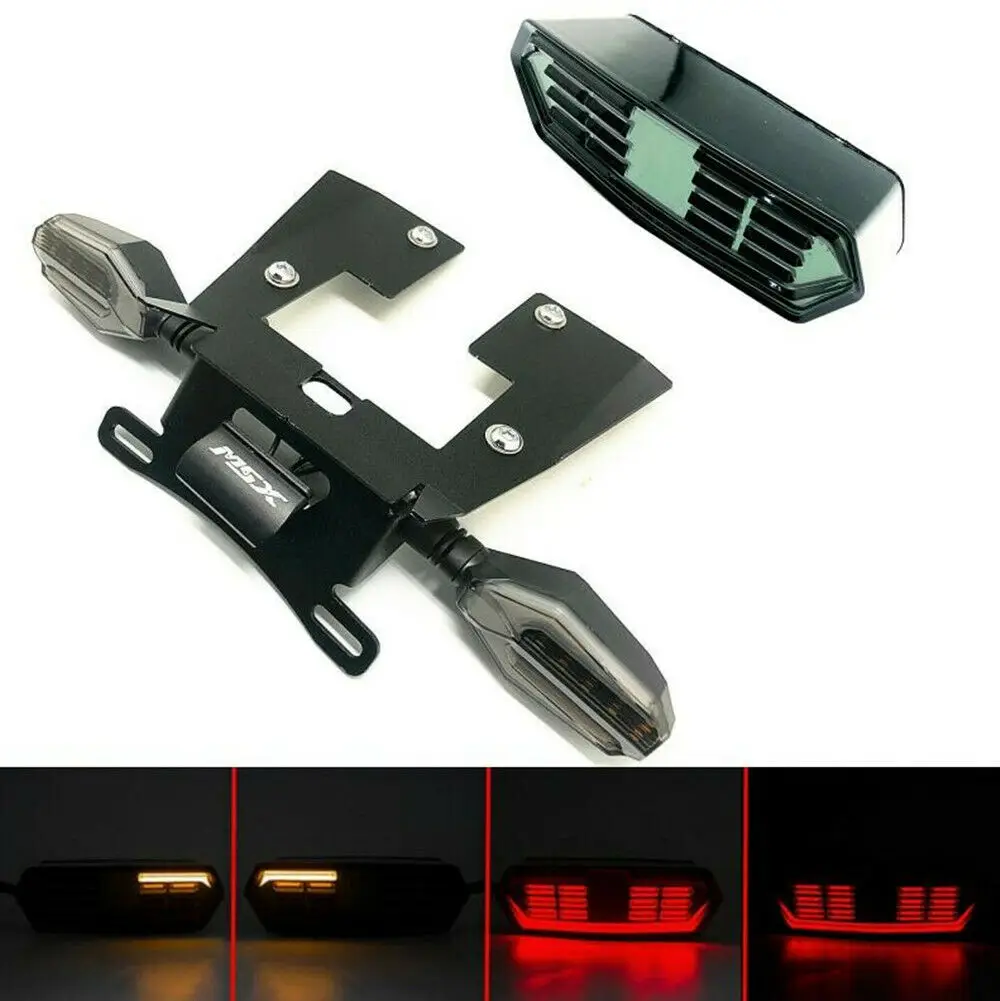 

LED License Plate Holder Tail Light Turn Signals For HONDA MSX125 Grom MSX 125 SF 2016-2019