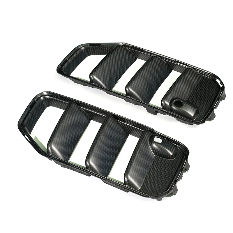 

For Mercedes-Benz G-Class W465 G650 Front Bumper Dry Carbon Decoration Grille W465 Dry Carbon Topcar Front Bumper Grille