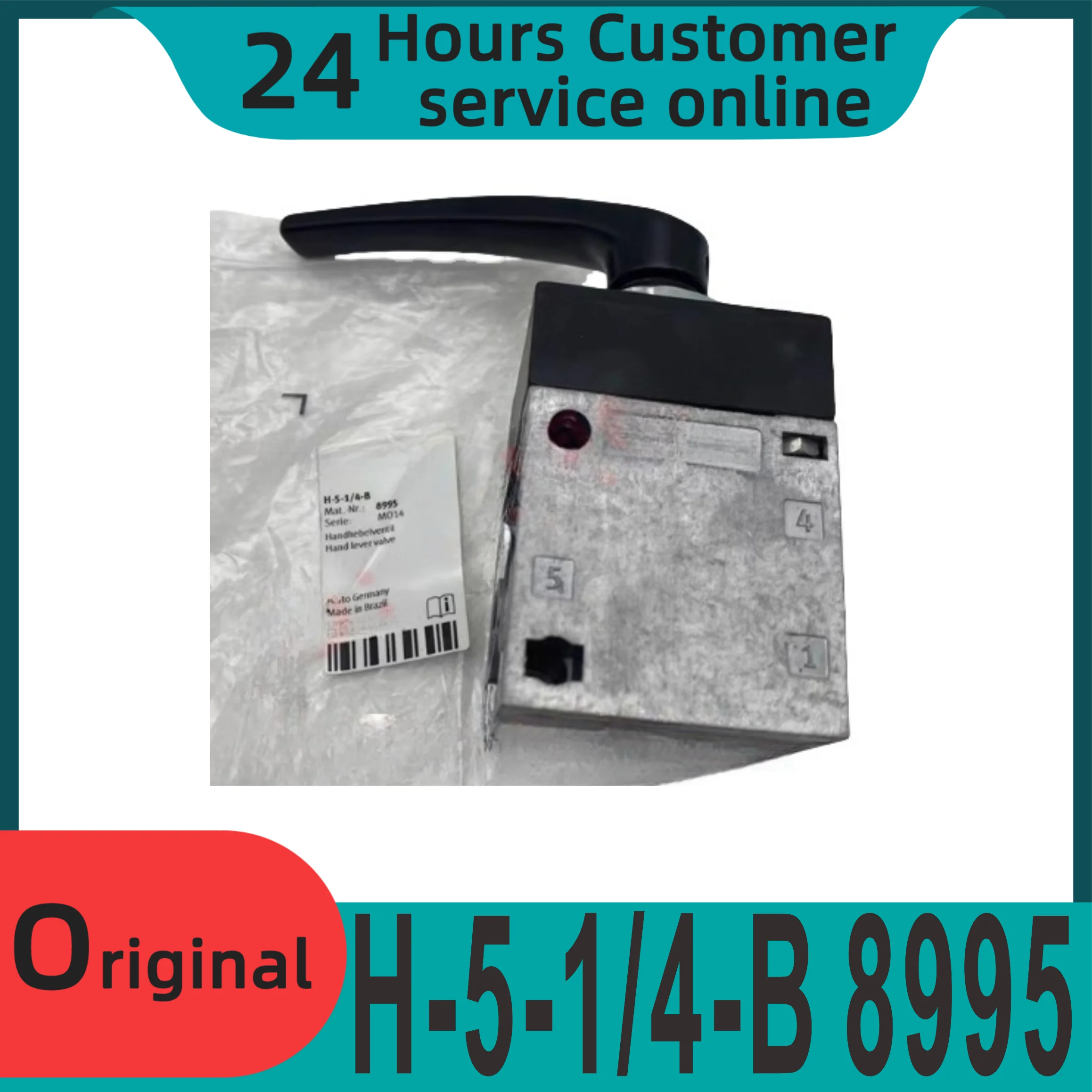 

Совершенно новый оригинальный клапан с поворотной ручкой двойного электрического управления H-3-1/4-B 8987 H-5-1/4-B 8995