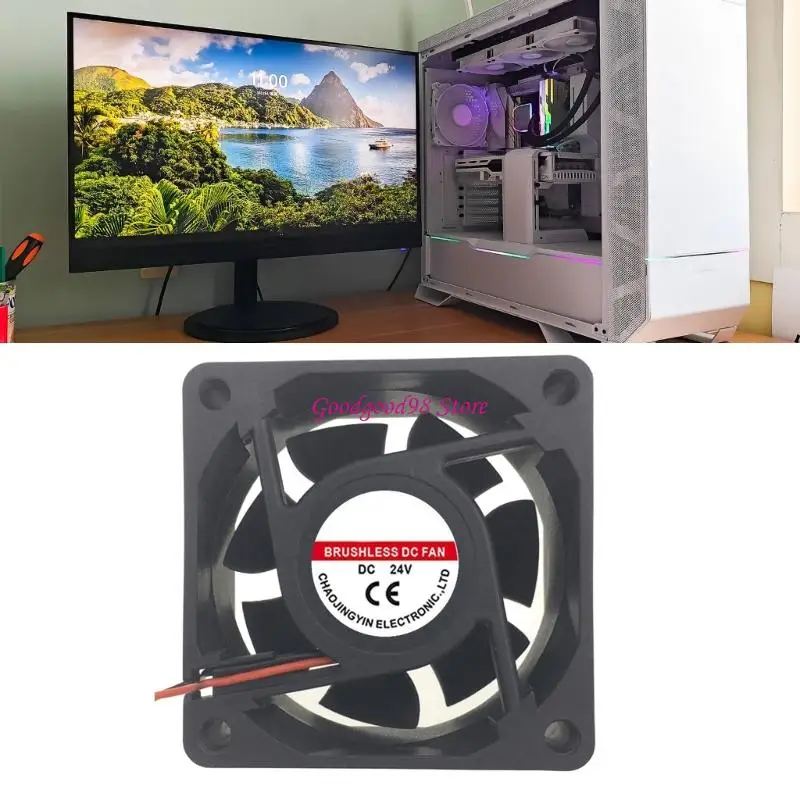 

Мощный 60 -миллиметровый вентилятор компьютерного охлаждения для игровых компьютерных серверов тепло