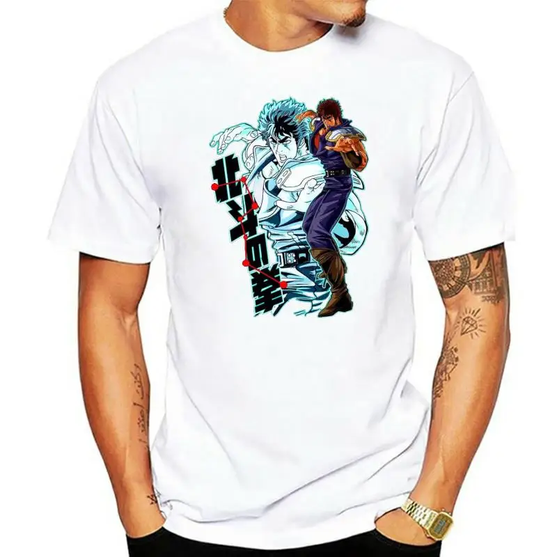 Лидер продаж 2022, Летняя мужская мода Ken Il Guerriero Ken Shiro Hokuto No Ken, мультяшная футболка для детей 034979