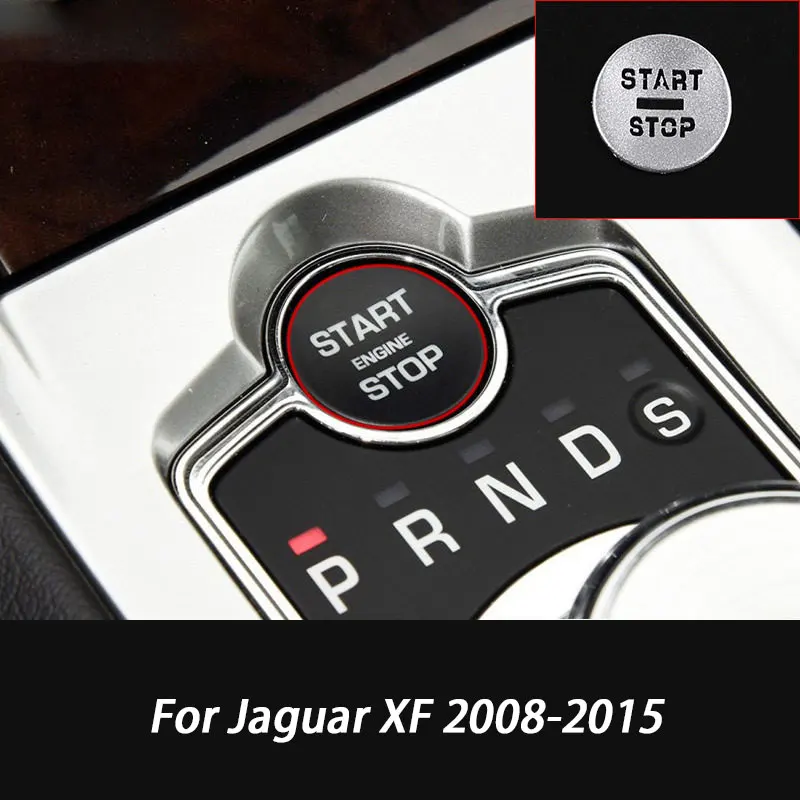 

For Jaguar XF 08-15 Start Button Patch START ENGINE STOP Button Patch Ignition Interior Modified Metal Parts Car Accessories