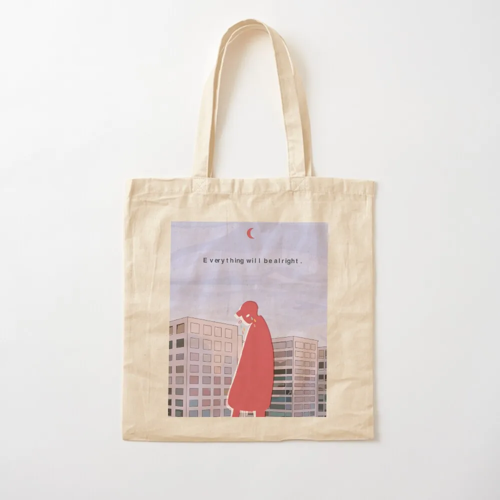 everything will be alright. Tote Bag sac pour femme woman shopping bag Canvas Tote Bag