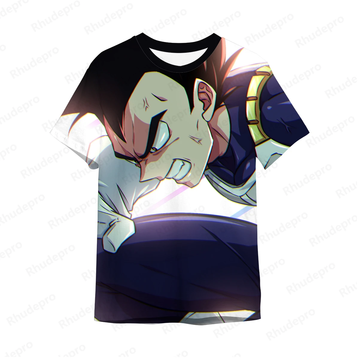 Camiseta de manga curta de anime Dragon Ball masculina, Goku, extragrande, estilo Harajuku, Vegeta, nova tendência, T-tops, 5XL, Y2K, 2024