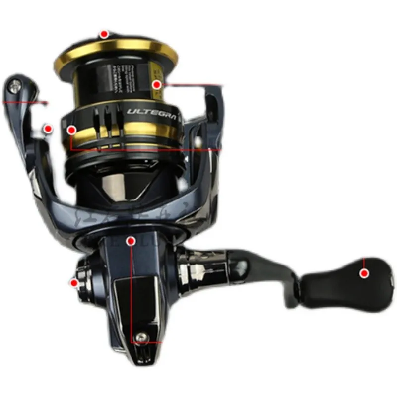 Imagem -03 - Shimano Ultegra-roda Girando para a Pesca de Água Doce Carretel de Pesca Fundição de Longa Distância Rock Novo 21