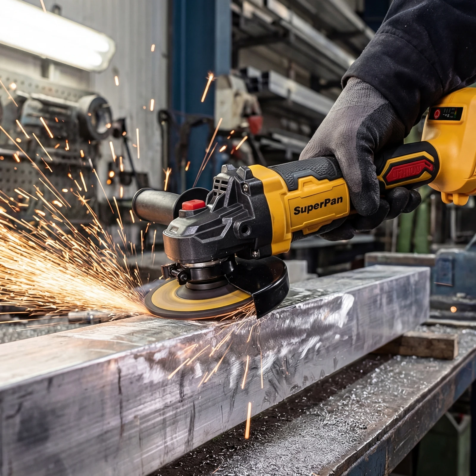 

Угловая шлифовальная машина SuperPan Heavy-Duty, беспроводная, для резки и шлифовки металла, без аккумулятора, для батарей Dewalt/Makita/Milwaukee