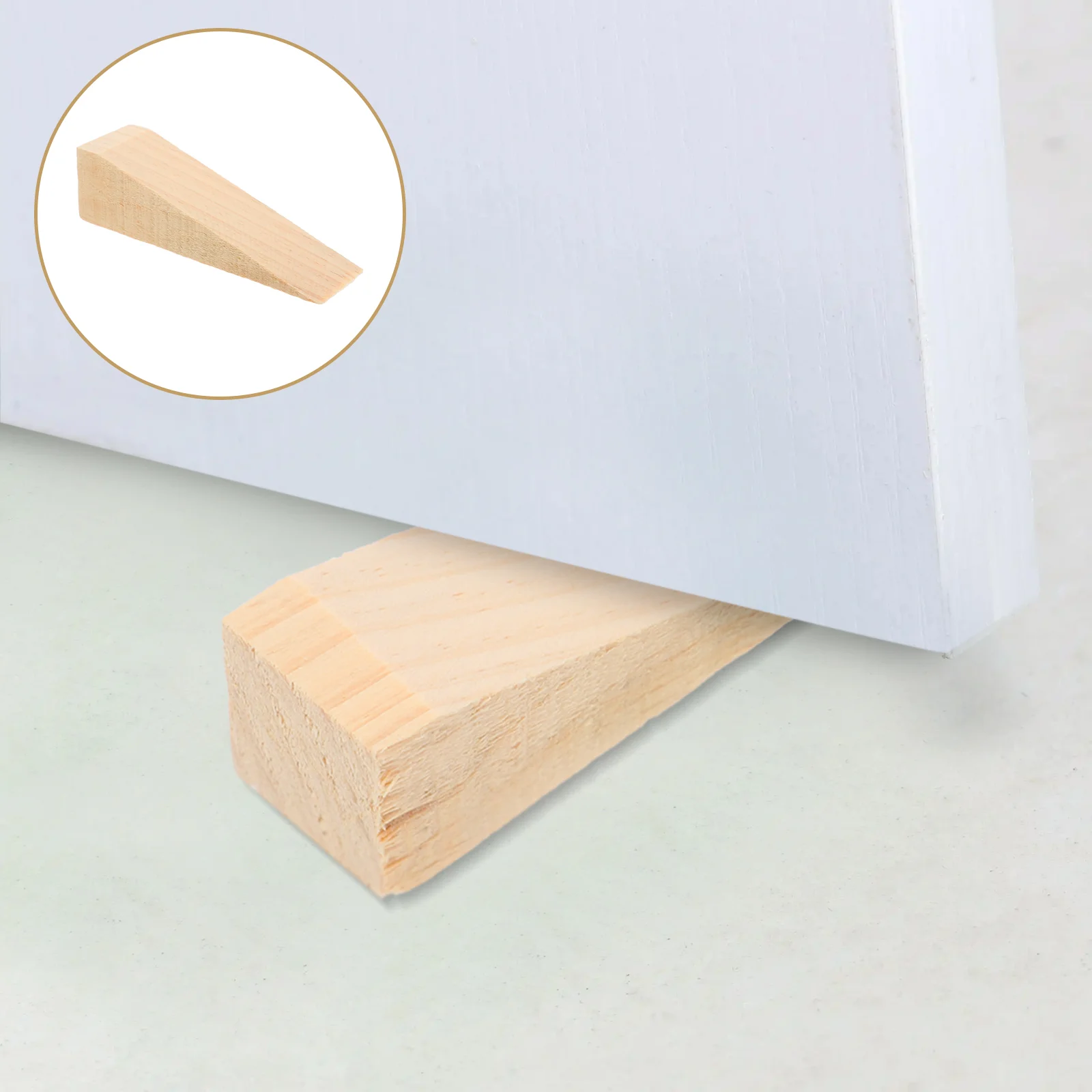 

10pcs Wooden Door Stoppers Non- Stops Wooden Wedges Wood Door Stop Door Wedges For Bottom Of Door Stopper Wedges 10x3x3