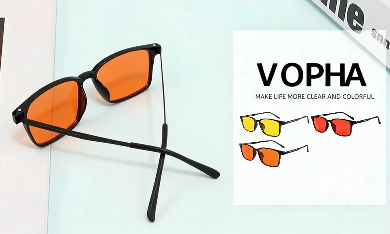 1PC 99% Orange Blue Light Blocking Glasses for Sleep- Anti Fatigue -Suitable for Screens|Game
