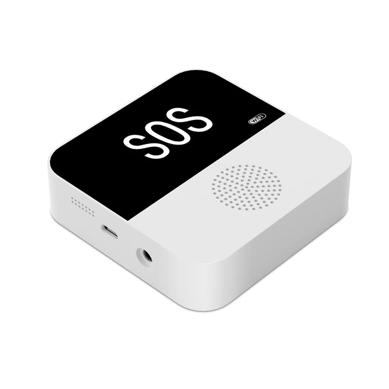 【Terlaris!】Tuya Smart Wifi SOS + 3 Tombol Panggilan Sistem Peringatan Darurat untuk Lansia dengan Pager Pengasuh untuk Lanjut Usia Patie