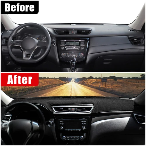 Imagen 2 del producto Para Nissan x-trail X Trail XTrail T32 2014 2015 2016 2017 2018 2019 2020 cubierta del salpicadero del coche evitar almohadillas de luz alfombras parasol