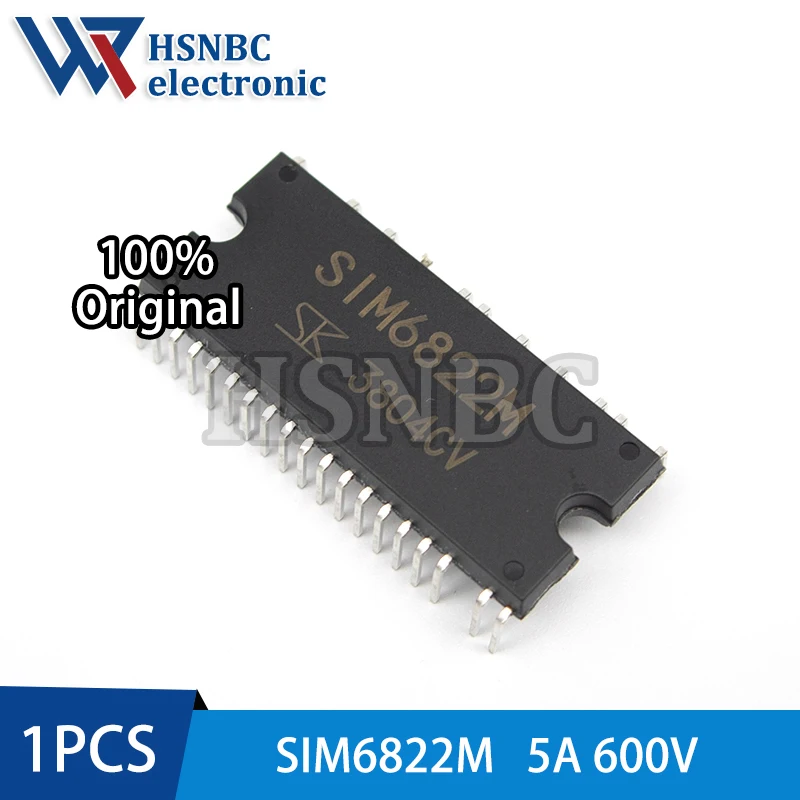 1PCS SIM6822M SIM6822 DIP-40 5A 600V High Voltage 3-phase Motor Driver ICs 100% New Original