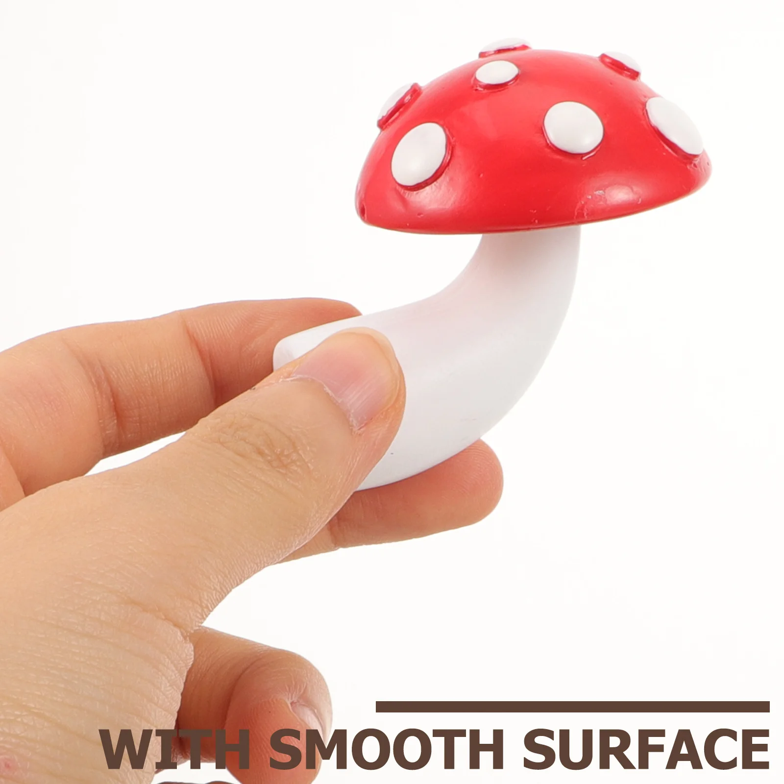 

3Pcs Fun Fridge Magnets Smooth Surface Non Scratch Mushroom Style Decor for Kitchen Refrigerator Locker Magnetic Display