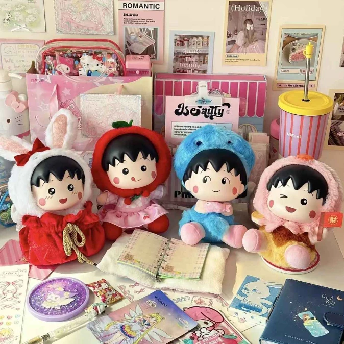 

Genuine Cherry Blossom Fantasy Chibi Maruko-Chan Series Blind Box Vinyl Doll Collect Mystery Box Surprise Box Kid Xmas Gift Toy