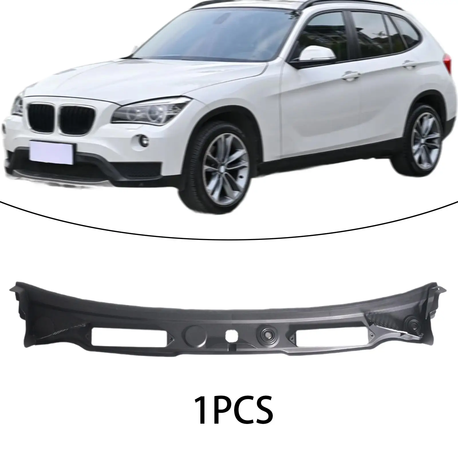 

51712990023 High Performance Direct Replace Easy to Install Windshield Wiper Cowl Cover Trim for BMW E84 (09/2008- 06/2015)