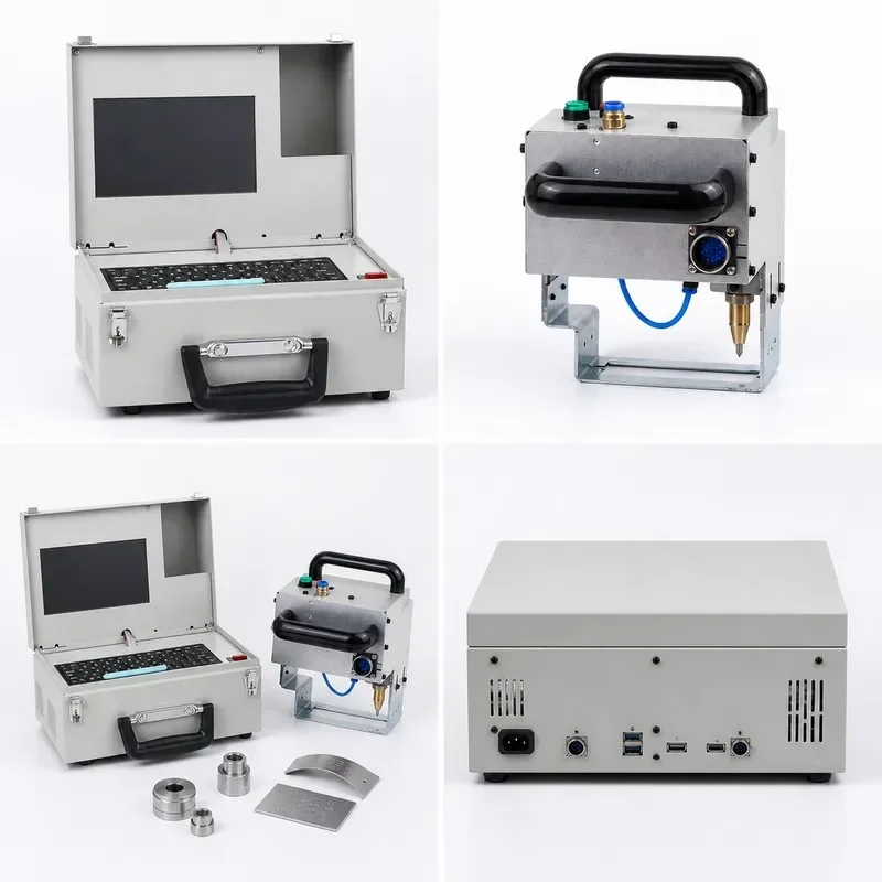 80*30 All In One CNC Marking Pneumatic/Electric Portable Car Phassis VIN Number Dot Pin Metal Scribing Marking Engraving